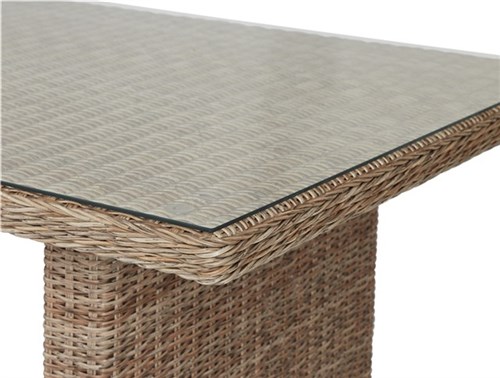 Šiaudo spalvos lauko stalas "Vila Gotland" 210 x 96 cm. (624764) - Image 2