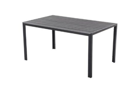Pilkas lauko stalas 150 × 90 cm. (52337) Akcija
