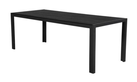 Juodas lauko stalas 205 × 103 cm. (48787)