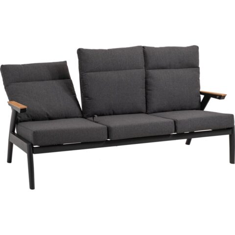 Trivietė lauko sofa su reguliuojamais/atlenkiamais atlošais “Florence