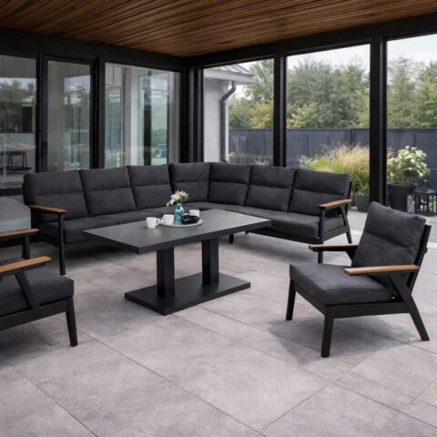 Kampinė sofa "Florence Alu"