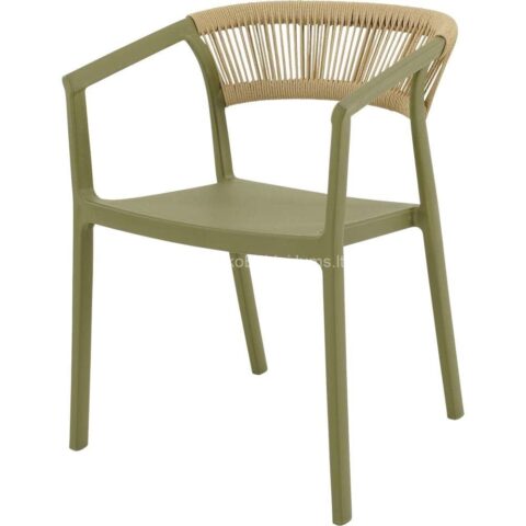 Lauko kėdė „Terrasa“ žalios spalvos